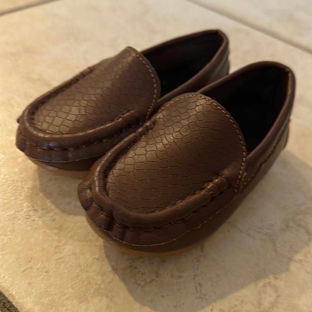 Brown loafers